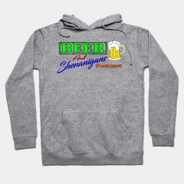 Beer and Shenanigans Logo Hoodie by beerandshenanigans